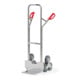 fetra Diable pour escaliers en aluminium 1325 3-bras. roue-étoile - charge max. 200kg pelle 25x32cm