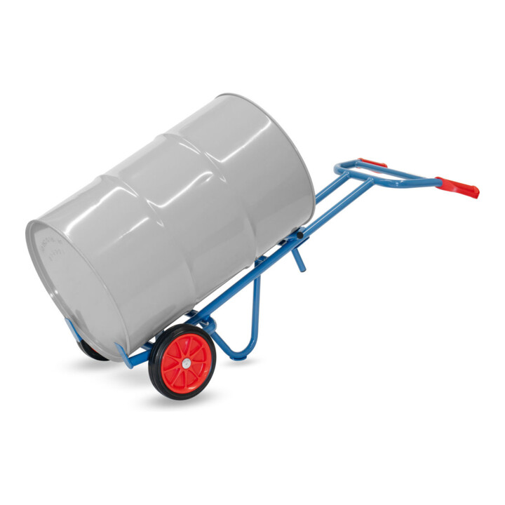 fetra Diable pour fûts 106 - roues à bandage caoutchouc, charge max. 300 kg