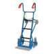 fetra Diable pour outils 11052, capacité de charge 400kg, pelle 19x55cm, 3 étoiles d'escalier, avec roues de support-4