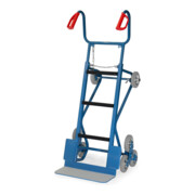 fetra Diable pour outils 11052, capacité de charge 400kg, pelle 19x55cm, 3 étoiles d'escalier, avec roues de support-4