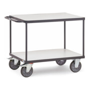 fetra ESD-Tischwagen bis 600 kg, mit 2 Böden, elektrisch leitfähige Ausführung