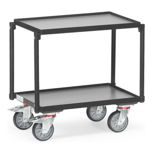 fetra Etagenroller 2 Etagen mit Rand- Grey Edition