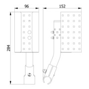 fetra Flaschenhalterung für Euro-Flaschen1000ml - Stellfläche (BxT): 93 x 75 mm-2