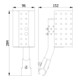 fetra Flaschenhalterung für Euro-Flaschen1000ml - Stellfläche (BxT): 93 x 75 mm