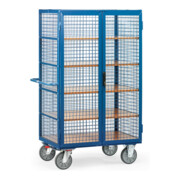 Box Trolley fetra 5392 avec parois grillagées et serrure à crémone