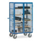 Box Trolley fetra 5392 avec parois grillagées et serrure à crémone-4