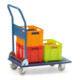 fetra Ganzstahlwagen 3100, Tragkraft 150kg Vollgummi-Reifen, klappbarer Rohrschiebebügel-2