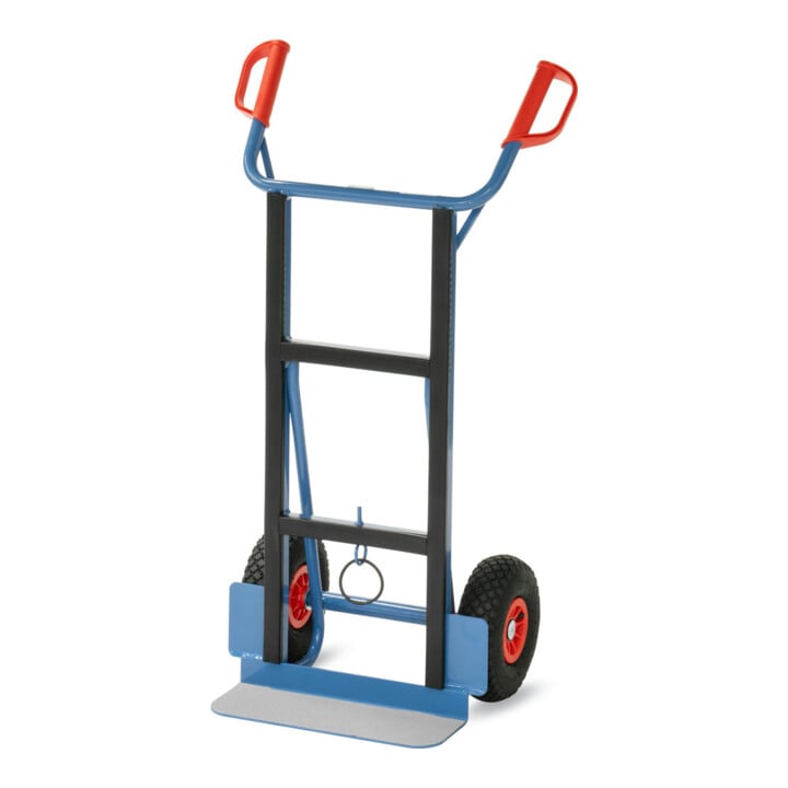 fetra Gerätekarre 11040, Tragkraft 350kg, Schaufel 15x45cm, Luftbereifung