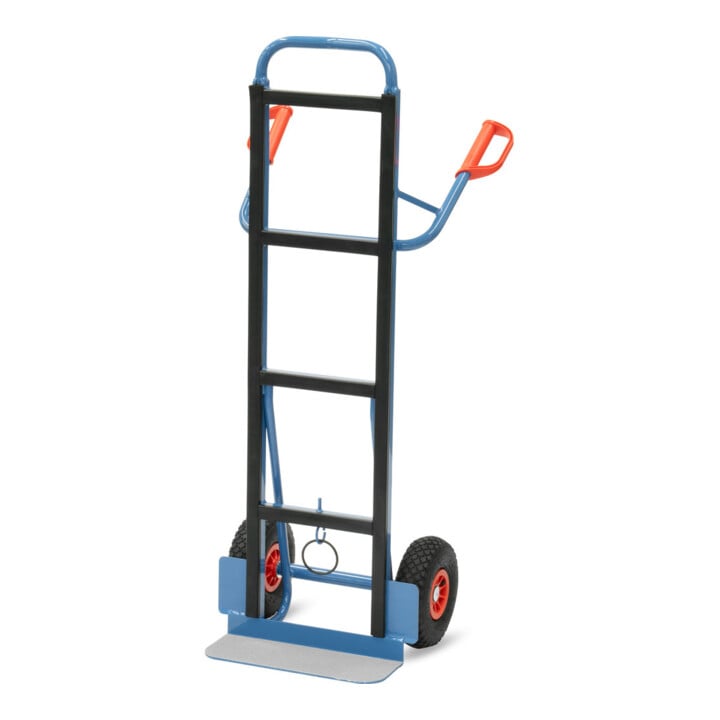 fetra Gerätekarre 11042, Tragkraft 350kg, Schaufel 15x45cm, Luftbereifung