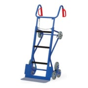 fetra Gerätekarre 11052, Tragkraft 400kg, Schaufel 19x55cm, 3 Treppensterne, mit Stützräder-2