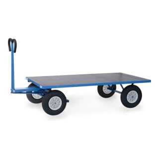 fetra Handpritschenwagen 6406P blau pulverbeschichtet