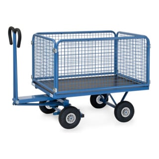 fetra Handpritschenwagen 6433P pulverbeschichtet RAL 5007