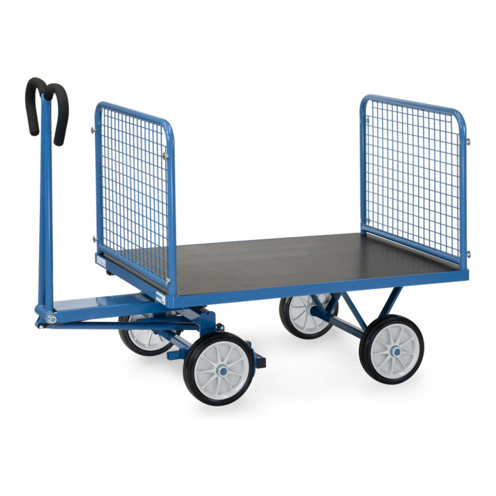 fetra Handpritschenwagen 6433V - Tragkraft 700kg Vollgummi-Reifen