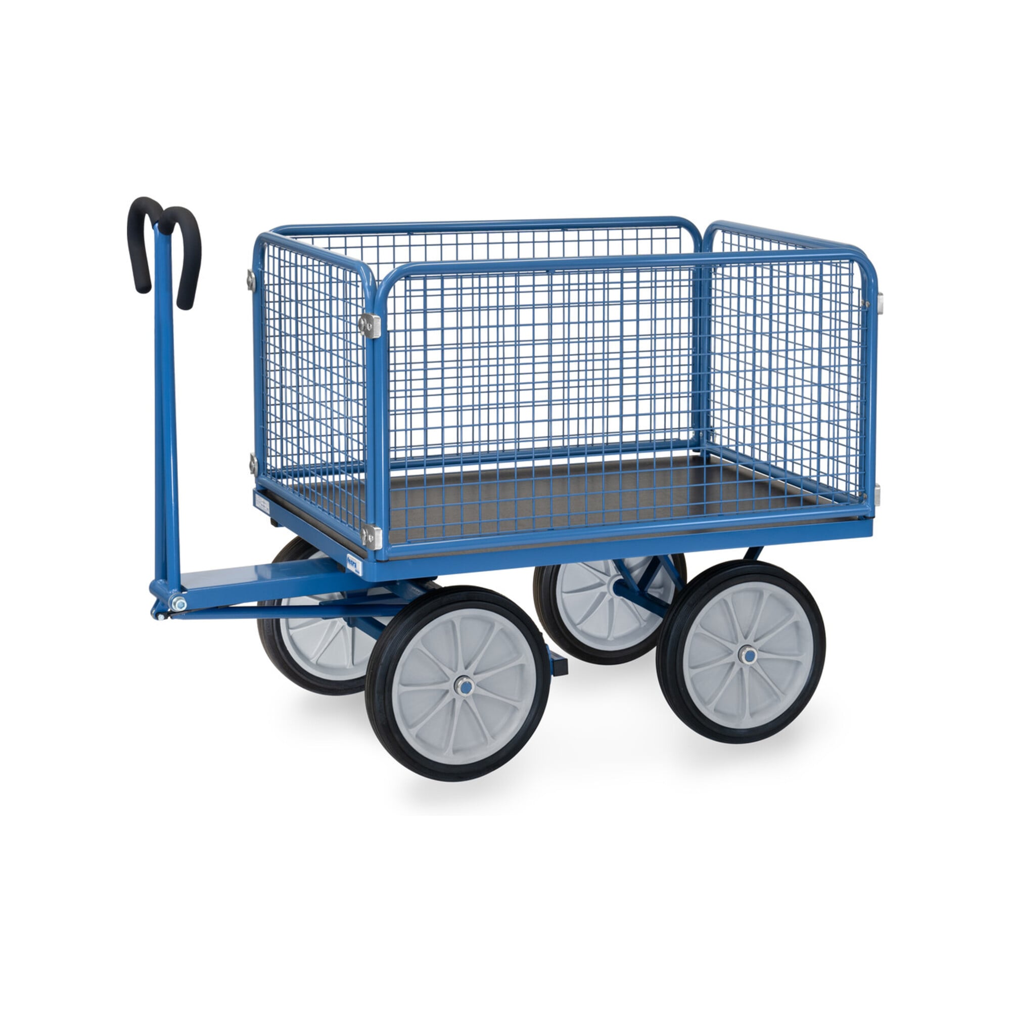 fetra Handpritschenwagen 6434V - Tragkraft 1000kg Vollgummi-Reifen