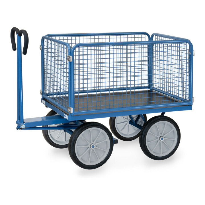 fetra Handpritschenwagen 6434V - Tragkraft 1000kg Vollgummi-Reifen