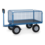 fetra Handpritschenwagen 6435P pulverbeschichtet RAL 5007-1