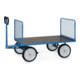 fetra Handpritschenwagen 6435V - Tragkraft 1000kg Vollgummi-Reifen-2
