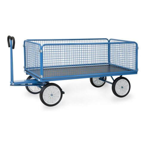 fetra Handpritschenwagen 6436V - Tragkraft 1250kg Vollgummi-Reifen