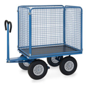 fetra Handpritschenwagen 6444P pulverbeschichtet RAL 5007-1