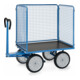 fetra Handpritschenwagen 6444V - Tragkraft 1000kg Vollgummi-Reifen