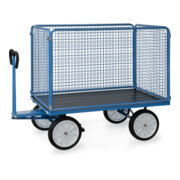 fetra Handpritschenwagen 6445V - Tragkraft 1000kg Vollgummi-Reifen-2