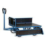 fetra Handpritschenwagen 6453V - Tragkraft 700kg Vollgummi-Reifen-2