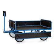 fetra Handpritschenwagen 6455V - Tragkraft 1000kg Vollgummi-Reifen-4