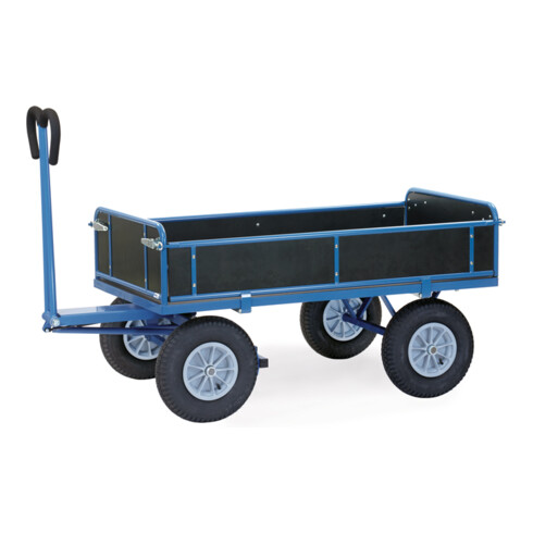 fetra Handpritschenwagen 6456V - Tragkraft 1250kg Vollgummi-Reifen