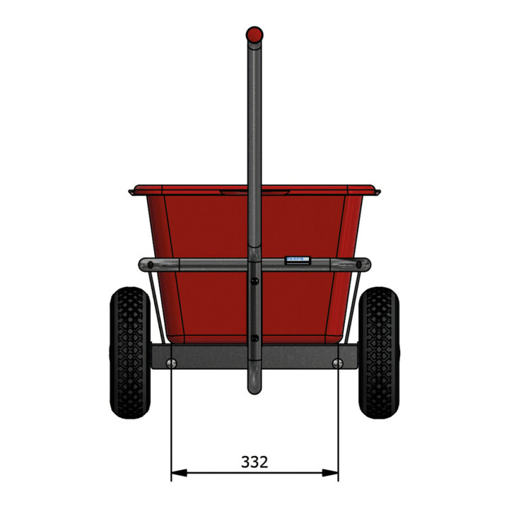 Fetra Handwagen 6101 - Vollgummiräder