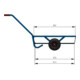 fetra Handwagen mit Boden 4092L