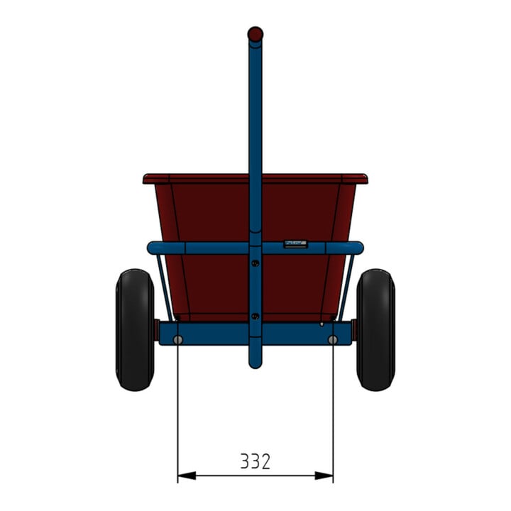 fetra Handwagen mit Kasten 4101V