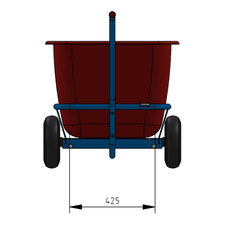 fetra Handwagen mit Kasten 4102L
