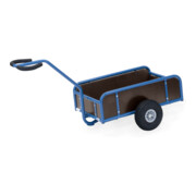 fetra Handwagen mit Kasten 4107L, Tragkraft 200kg Luft-Bereifung