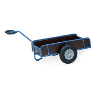 fetra Handwagen mit Kasten 4109L, Tragkraft 400kg Luft-Bereifung