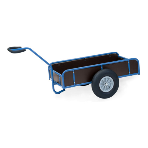 fetra Handwagen mit Kasten 4109L, Tragkraft 400kg Luft-Bereifung