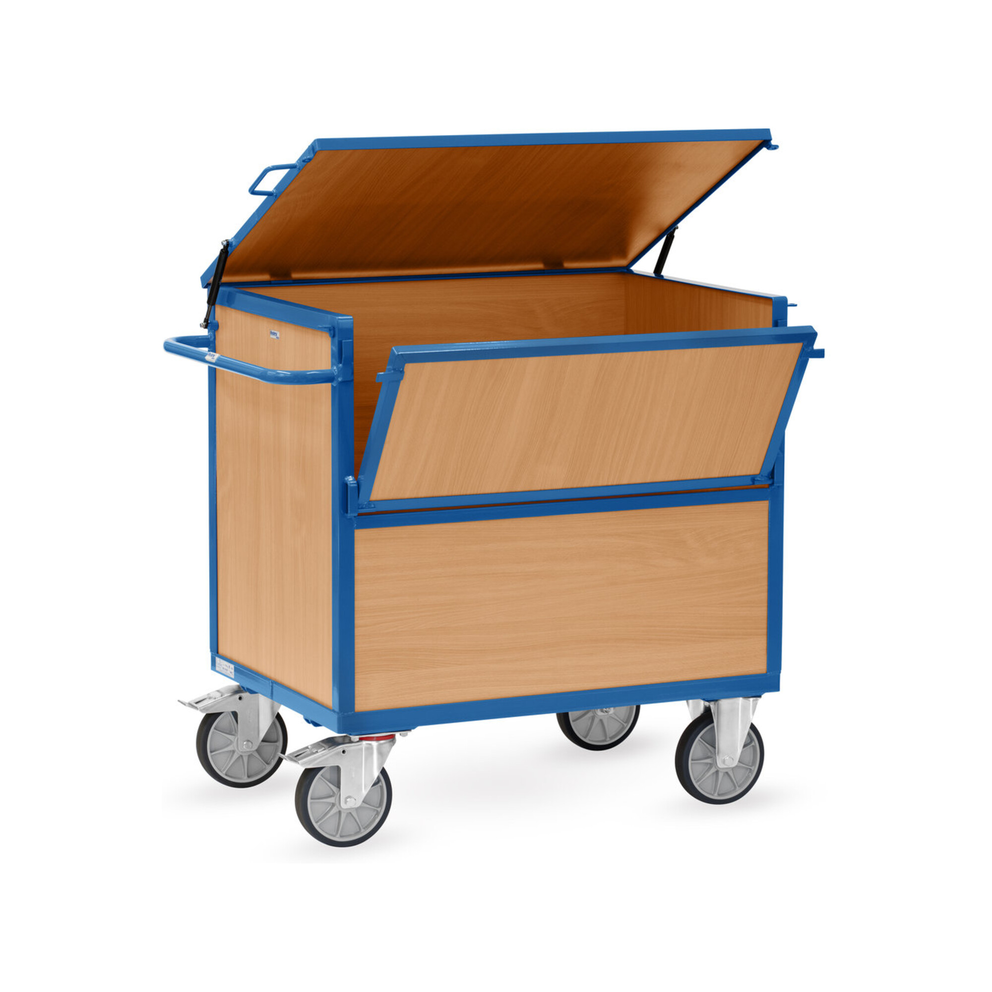 fetra Holzkastenwagen 2853 - Tragkraft 600kg TPE-Reifen