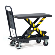 fetra Hubtischwagen 6835 - Tragkraft 1000kg Polyurethan-Reifen-1