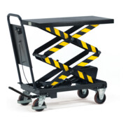 fetra Hubtischwagen 6837 - Tragkraft 500kg Polyurethan-Reifen
