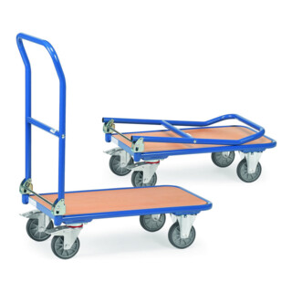 fetra Klappwagen, Tragkraft 250 kg, TPE-Reifen, klappbarer Schiebebügel
