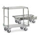 fetra Klappwagen KW 5 Alu, Tragkraft 200kg, TPE-Reifen, 2 klappbare Bügel, klappbare Tischplattform