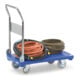 fetra Kunststoffplattenwagen 3132 - Tragkraft 200kg Vollgummi-Reifen-5