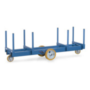 fetra Langmaterial-Wagen 2123 - Tragkraft 3000kg Polyurethan-Reifen-2