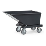 fetra Muldenkipper 4701 Anthrazitgrau mit Ablasshahn-2