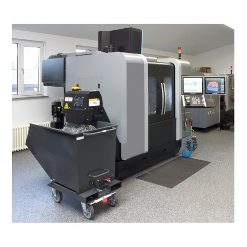 fetra Muldenkipper 4702 Anthrazitgrau mit Ablasshahn