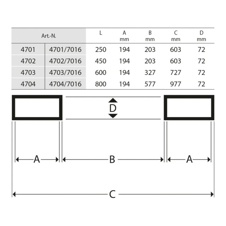 fetra Muldenkipper 4703 Anthrazitgrau