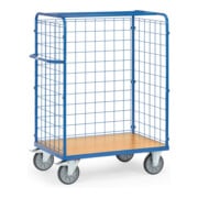 fetra Paketwagen 848+ Drahtgitterwänden, Tragkraft 600kg mit TPE-Reifen-2