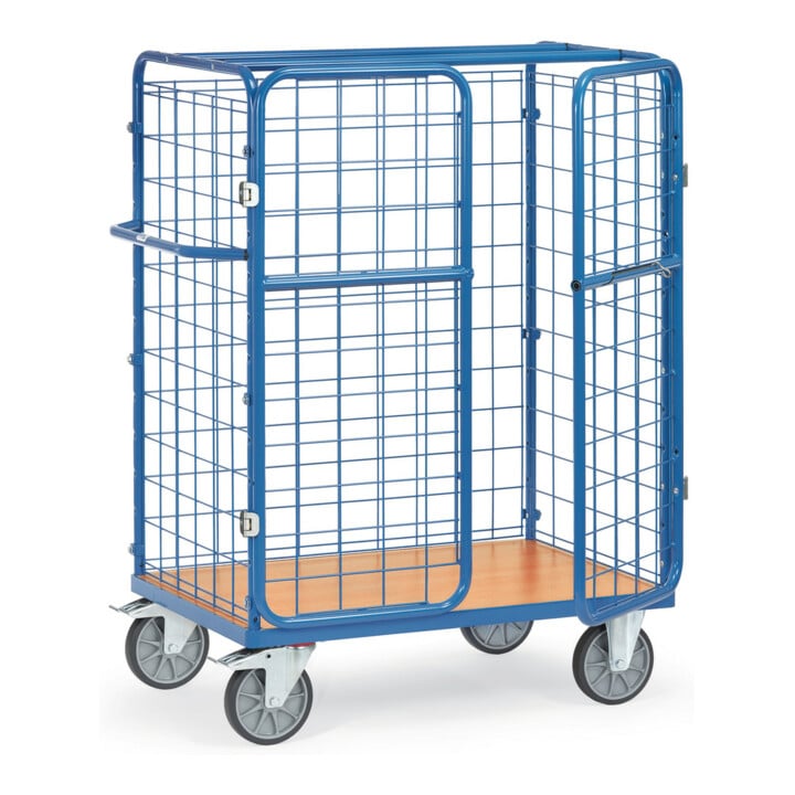 fetra Paketwagen 8481-3 DG-Wände DF-Türen - Tragkraft 600kg TPE-Reifen
