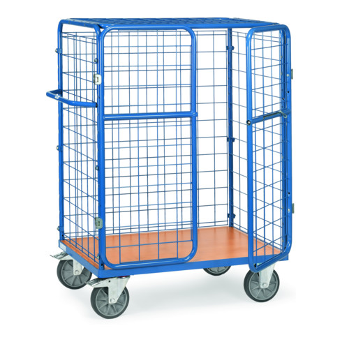 fetra Paketwagen 848+ 3D DG-Wände DF-Türen Dach, Tragkraft 600kg, TPE-Reifen