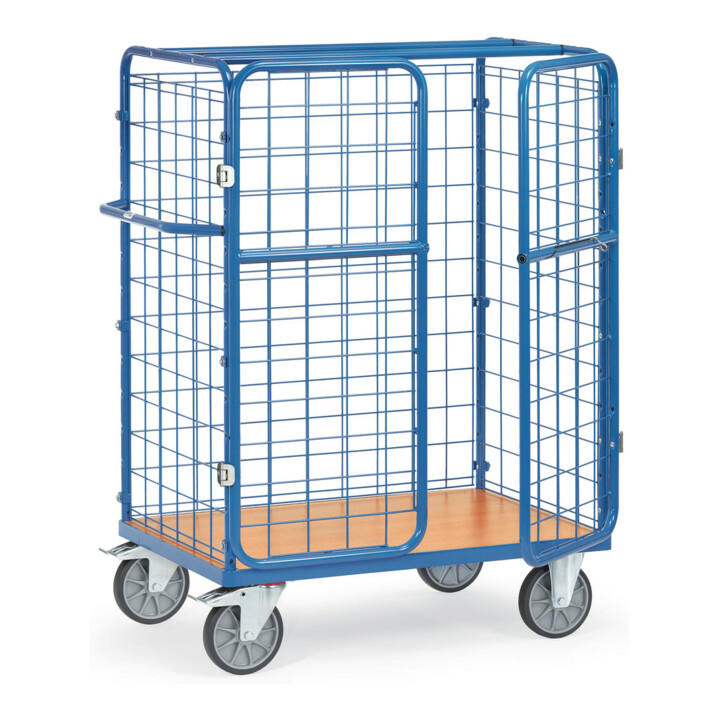 fetra Paketwagen 8482-3 DG-Wände DF-Türen - Tragkraft 600kg TPE-Reifen
