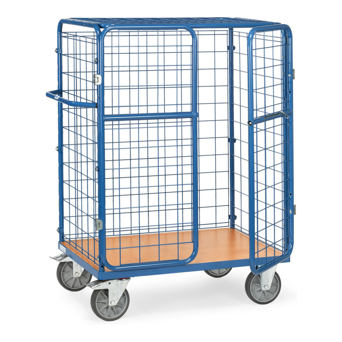 fetra Paketwagen 8483-3D DG-Wände DF-Türen Dach - Tragkraft 600kg TPE-Reifen